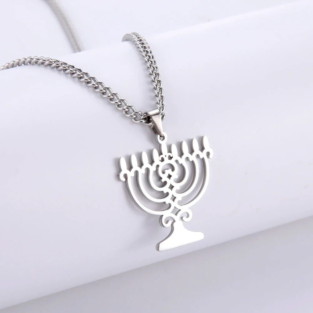 Κολιέ με συμβολικό μεντόνι Menorah