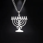 Κολιέ με συμβολικό μεντόνι Menorah