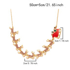 Κολιέ με μενταγιόν έλκηθρο Χριστουγέννων