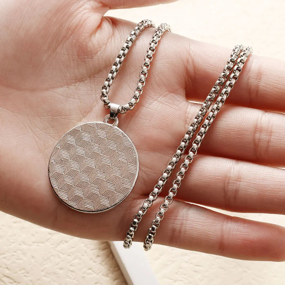 Κολιέ με μαύρο και λευκό μενταγιόν Yin Yang