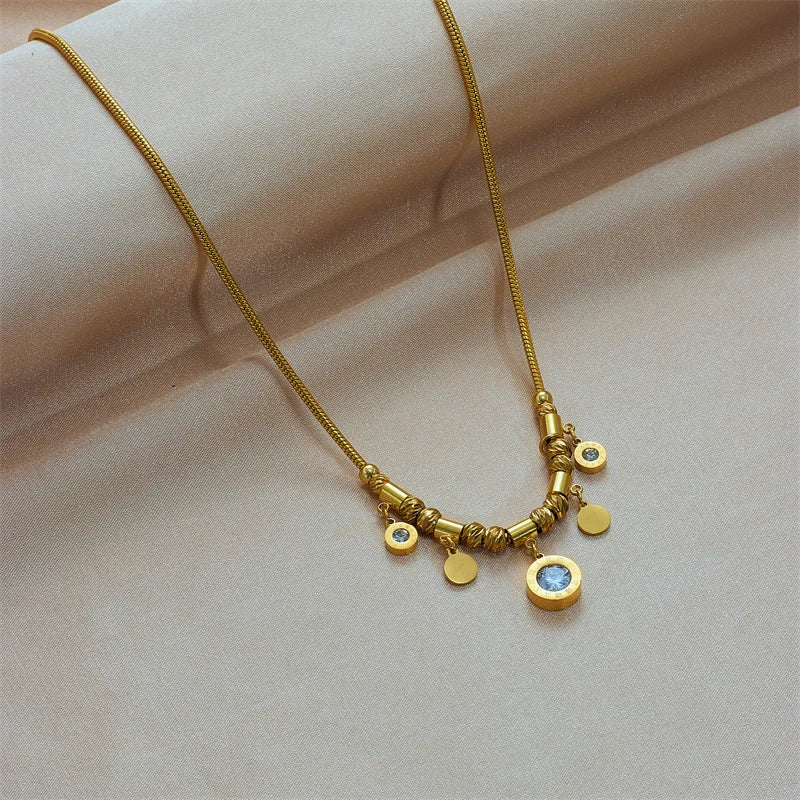 Κολιέ με Μενταγιόν από Ζιρκόν