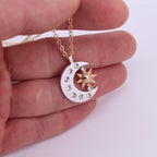 Κολιέ Φεγγαρόσχημο Μενταγιόν για Γυναίκες