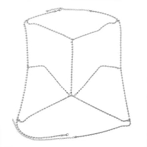 Κολιέ με αλυσίδα για ντεκολτέ γυναικείο 