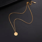 Κολιέ Γυναικείο Μεταλλικό Κρεμαστό Κύκλος Πυξίδα Ρόδο των Ανέμων Χρυσό