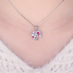 Κολιέ με μενταγιόν Δέντρο της Ζωής με Πέτρες για Γυναίκες