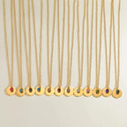 Κολιέ με μενταγιόν και λίθο γέννησης