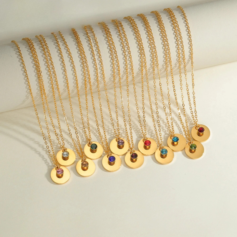 Κολιέ με μενταγιόν και λίθο γέννησης