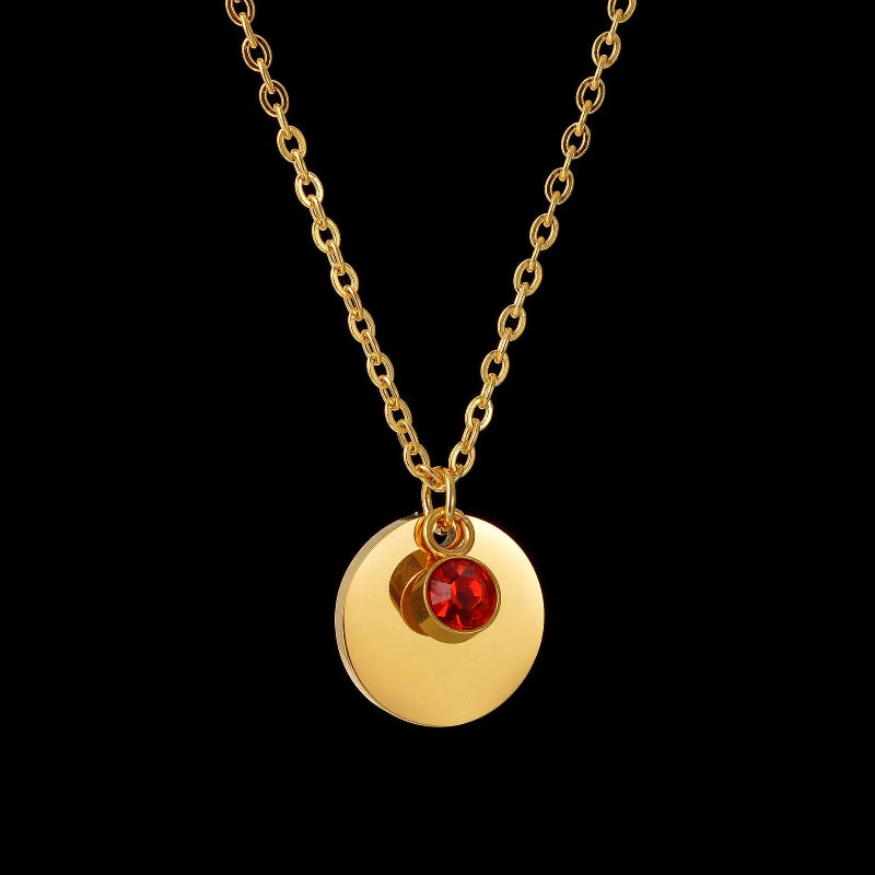 Κολιέ με μενταγιόν και λίθο γέννησης