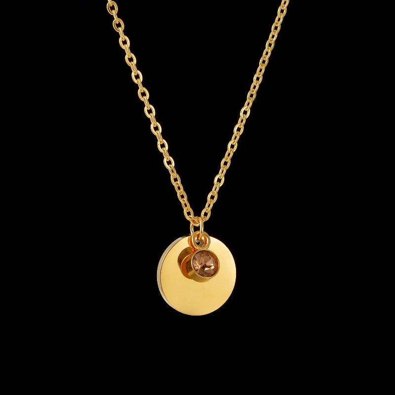 Κολιέ με μενταγιόν και λίθο γέννησης