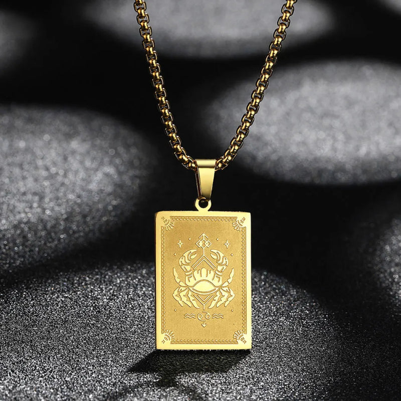 Κολιέ με μενταγιόν και ζώδιο