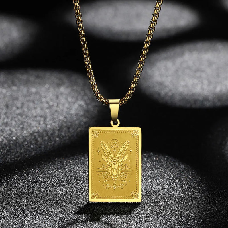 Collier Pendentif avec Signe du Zodiaque