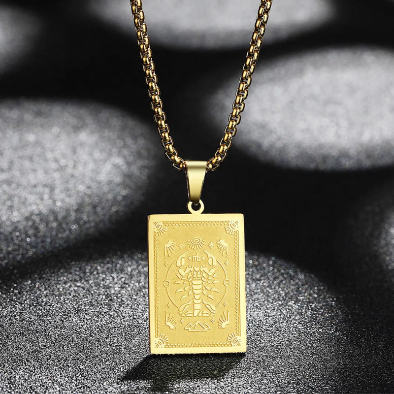 Κολιέ με μενταγιόν και ζώδιο