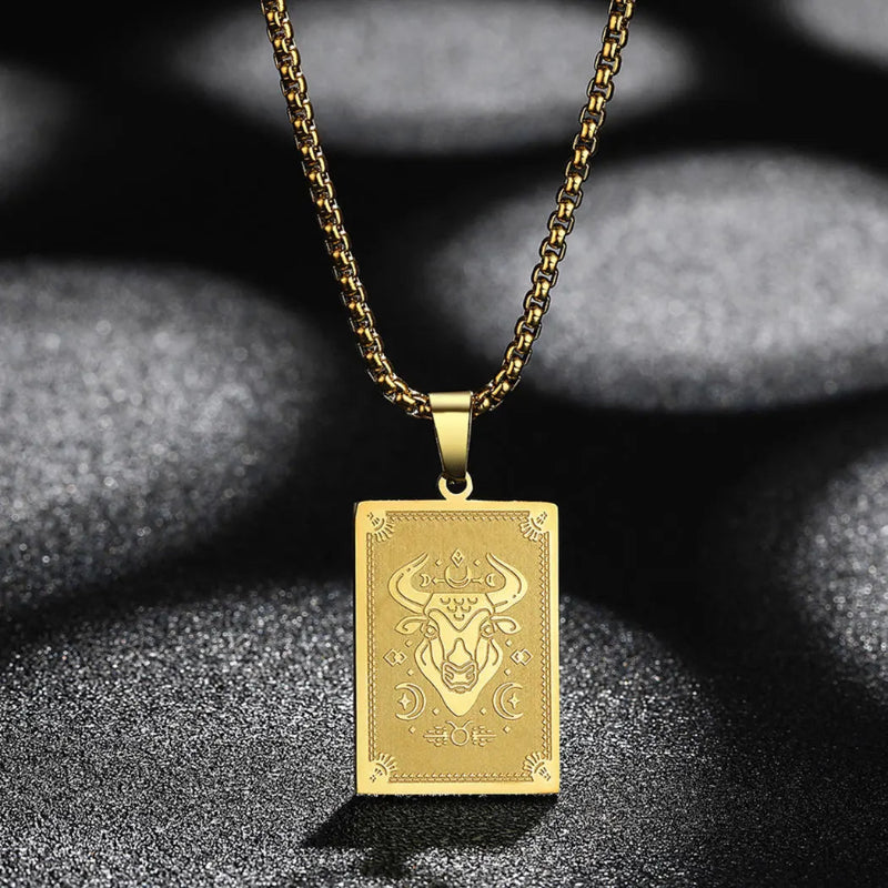 Κολιέ με μενταγιόν και ζώδιο