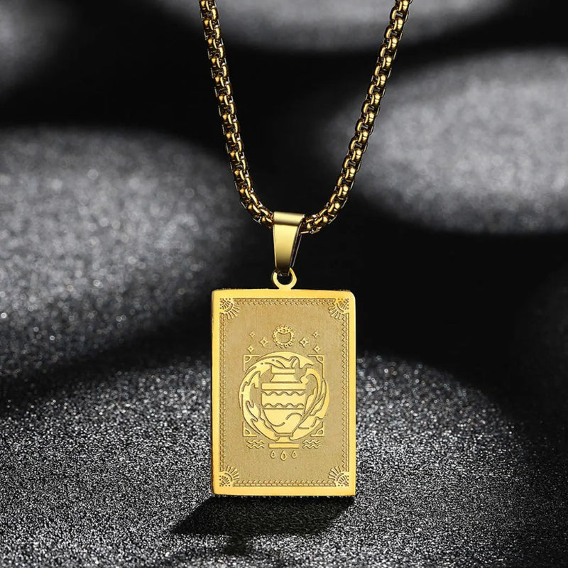 Κολιέ με μενταγιόν και ζώδιο