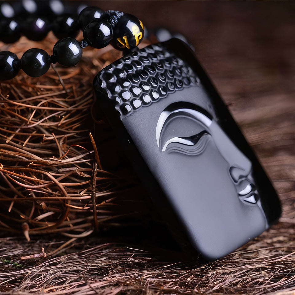 Κολιέ μενταγιόν Βούδα 