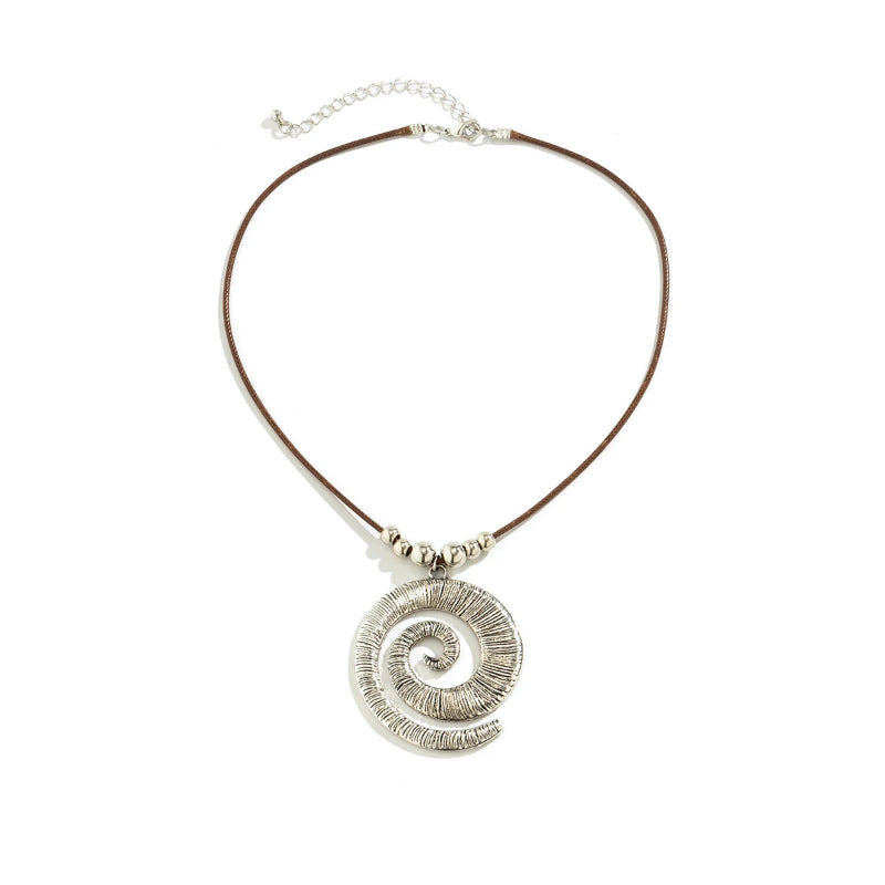 Collier Pendentif Coquillage Spirale