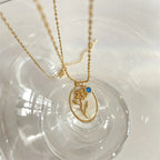 Κολιέ με μενταγιόν λουλούδι, ζώδιο