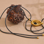 Κολιέ με μενταγιόν σταγόνα νερού σε μποέμ στυλ χρυσό