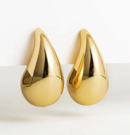 Κολιέ Μεγάλο Σταγόνα Νερού χρυσό