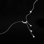 Κολιέ Μενταγιόν Φεγγάρι Αστέρι Ουράνια Σώματα Γυναίκα 