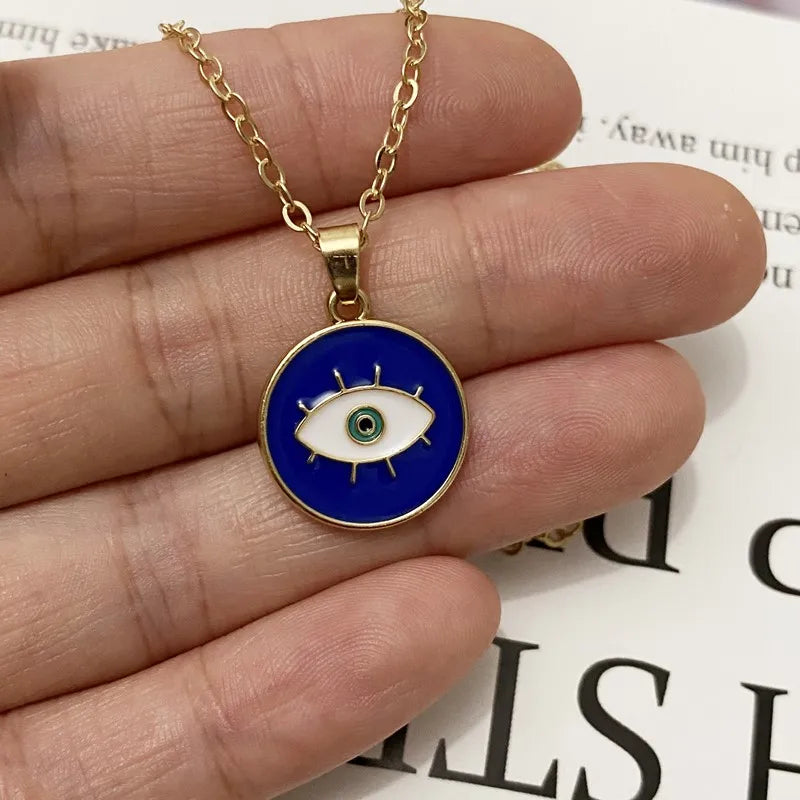 Κολιέ με μενταγιόν Nazar Boncuk Μπλε