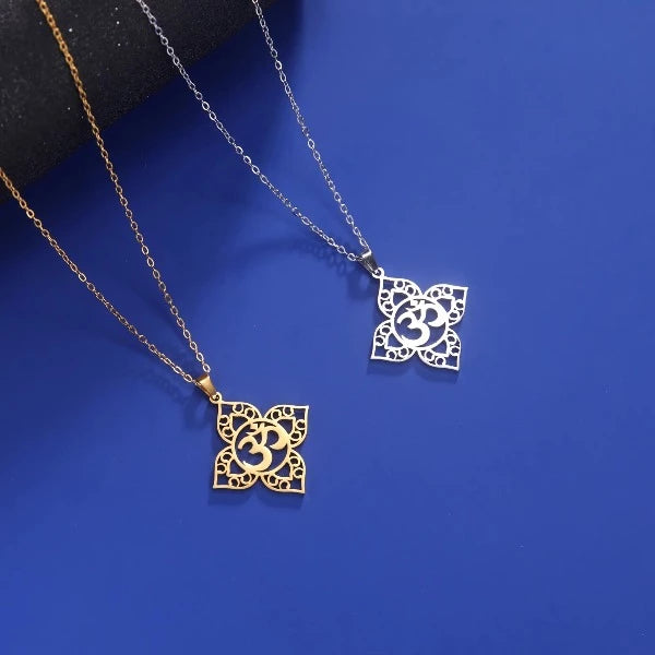 Collier Pendentif Om Bouddhisme