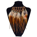 Κολιέ Κρεμαστό Τσόκερ Εθνικό Φτερό 