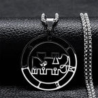 Κολιέ με μενταγιόν Σήμα Δαίμονα σίμεις