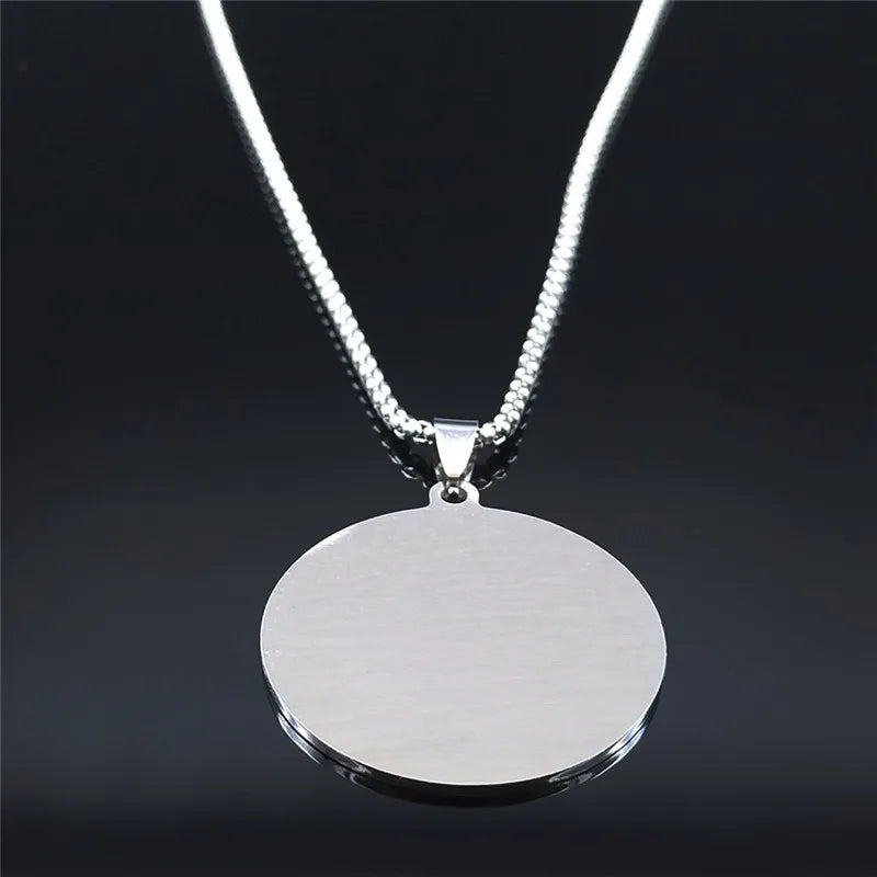 Collier Pendentif Soleil et Lune Yin Yang