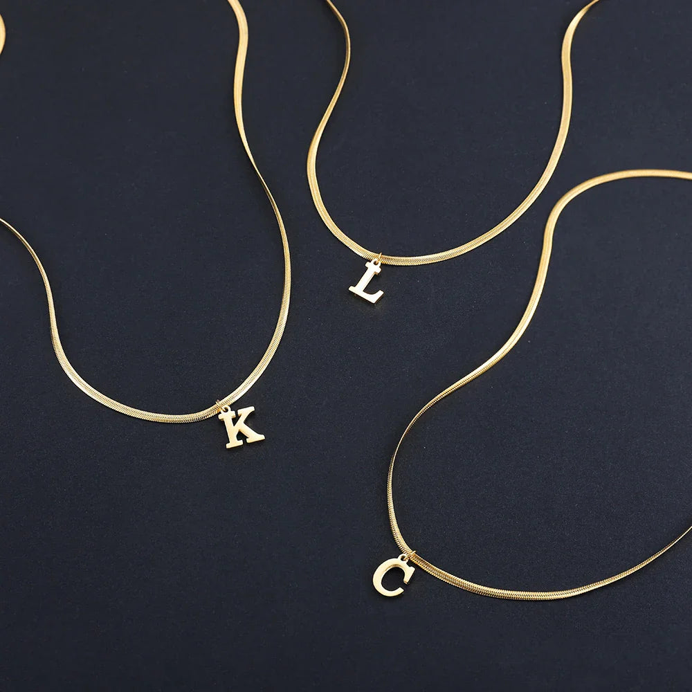 Γυναικείο choker κολιέ με μενταγιόν αρχικού