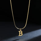 Γυναικείο choker κολιέ με μενταγιόν αρχικού b