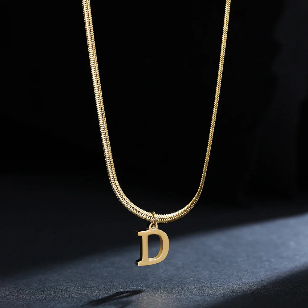 Γυναικείο choker κολιέ με μενταγιόν αρχικού d