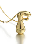 Κολιέ για γυναίκα με κρεμαστό με αρχικό γράμμα - γράμμα 