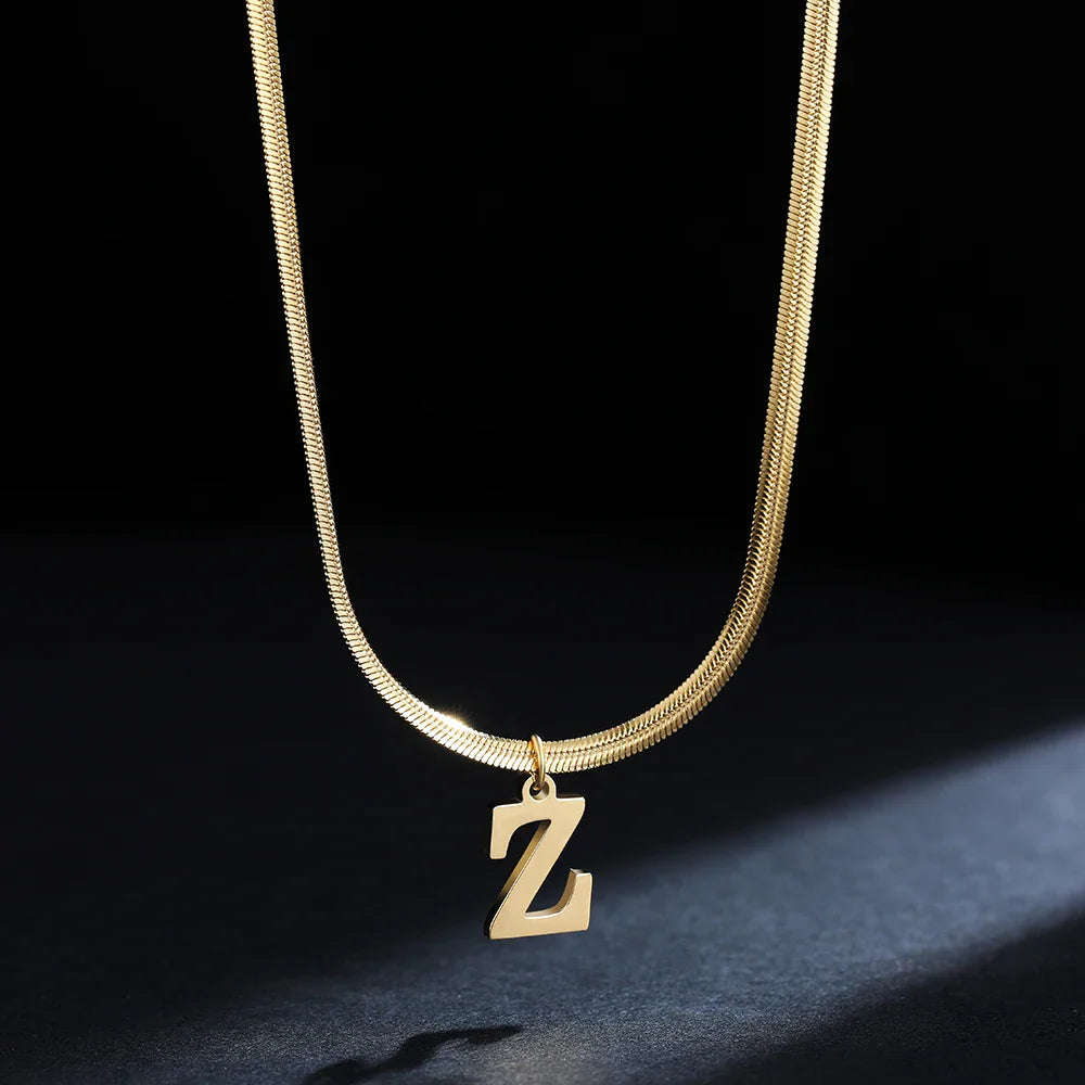 Γυναικείο choker κολιέ με μενταγιόν αρχικού z