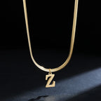 Γυναικείο choker κολιέ με μενταγιόν αρχικού z