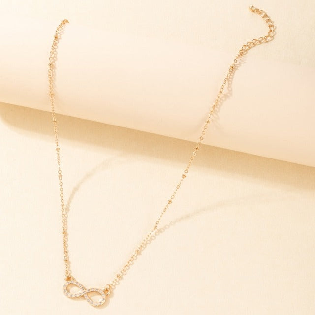 Κολιέ Σύμβολο Άπειρο Κρεμαστό Γυναικείο χρυσό