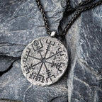 Κολιέ Vegvisir Κελτικό Βίκινγκ Κρεμαστό για Άνδρες και Γυναίκες Βόρειο