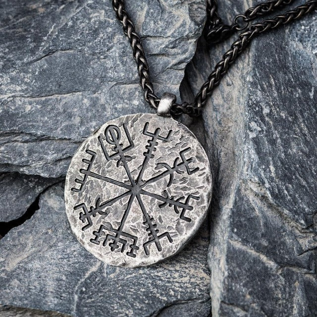 Κολιέ Vegvisir Κελτικό Βίκινγκ Κρεμαστό για Άνδρες και Γυναίκες Βόρειο