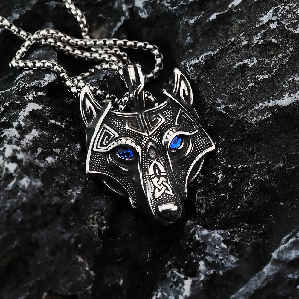 Collier Viking Loup Fenrir