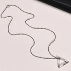 Κολιέ Βίκινγκ με Ρουνικό Κελτικό μενταγιόν για άνδρες και γυναίκες, Βόρειο ασημί