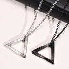 Κολιέ Βίκινγκ με Ρουνικό Κελτικό μενταγιόν για άνδρες και γυναίκες, Βόρειο μαύρο