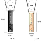 Κολιέ για Ζευγάρια με Κρεμαστό Μπαρέτα και Καρδιά