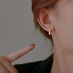 Λεπτά Κρεμαστά Σκουλαρίκια Σταγόνα Νερού χρυσά