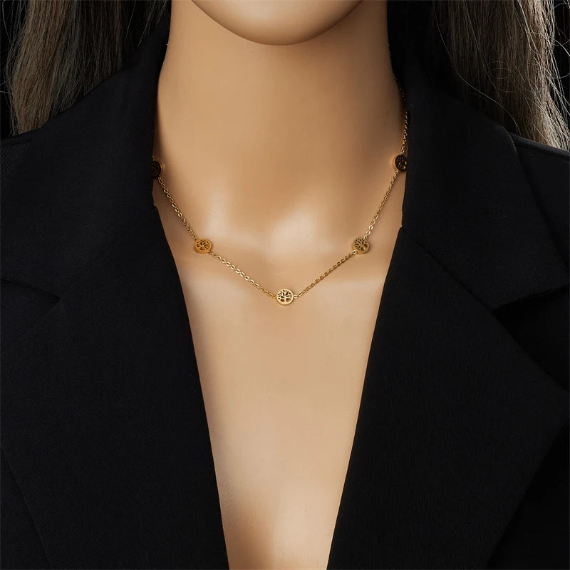 Σετ Κολιέ, Βραχιόλι και Σκουλαρίκια Δέντρο της Ζωής