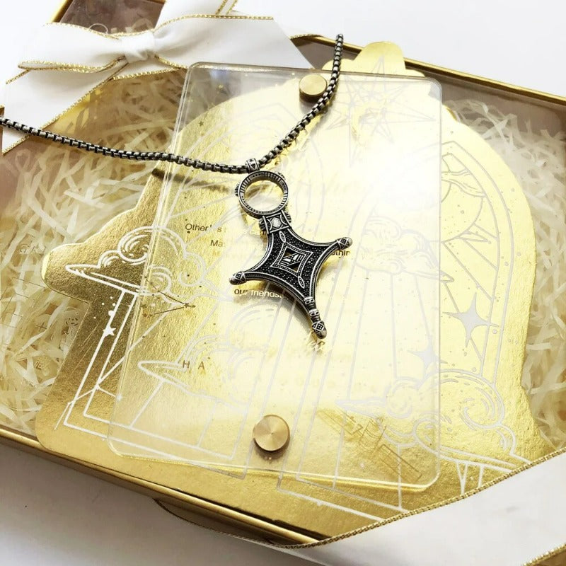 Μεταλλικό μενταγιόν Σταυρός του Agadez από ασήμι - Exception®