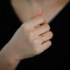 Μικρό Δαχτυλίδι Λουλούδι της Ζωής Γυναικείο χρυσό