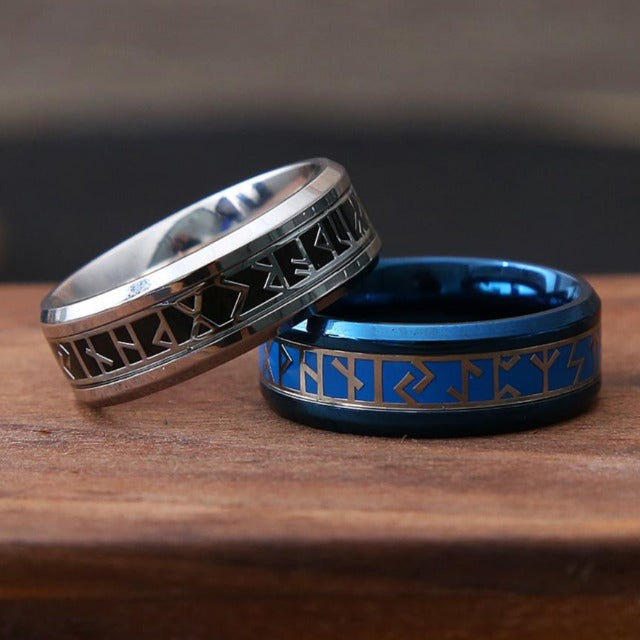 Δαχτυλίδι Βίκινγκ με Ρουνικό Σχέδιο