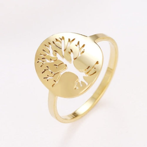 Δαχτυλίδι Δέντρο της Ζωής Χρυσό Χρώμα
