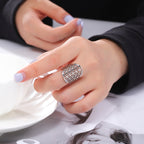 Δαχτυλίδι Άνθος της Ζωής Dawapara Mandala ασήμι