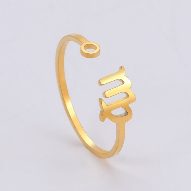 Bague Signe du Zodiaque 12 Constellations